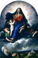 The Apparition of the Virgin, Girolamo da Carpi, 1530/1540