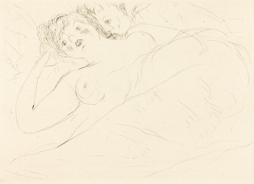 Berthe's Sister with a Lover (La Soeur de Berthe avec un amant)