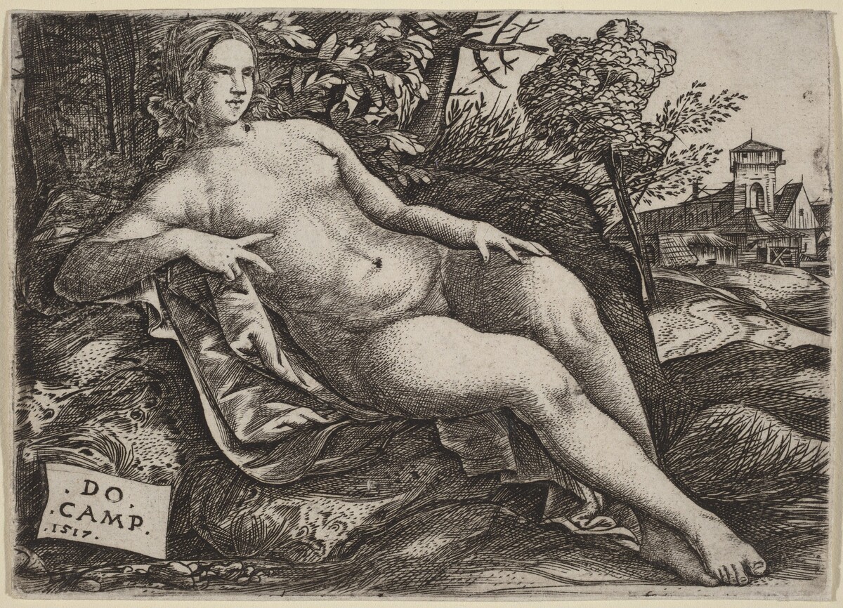 Venus Reclining in a Landscape