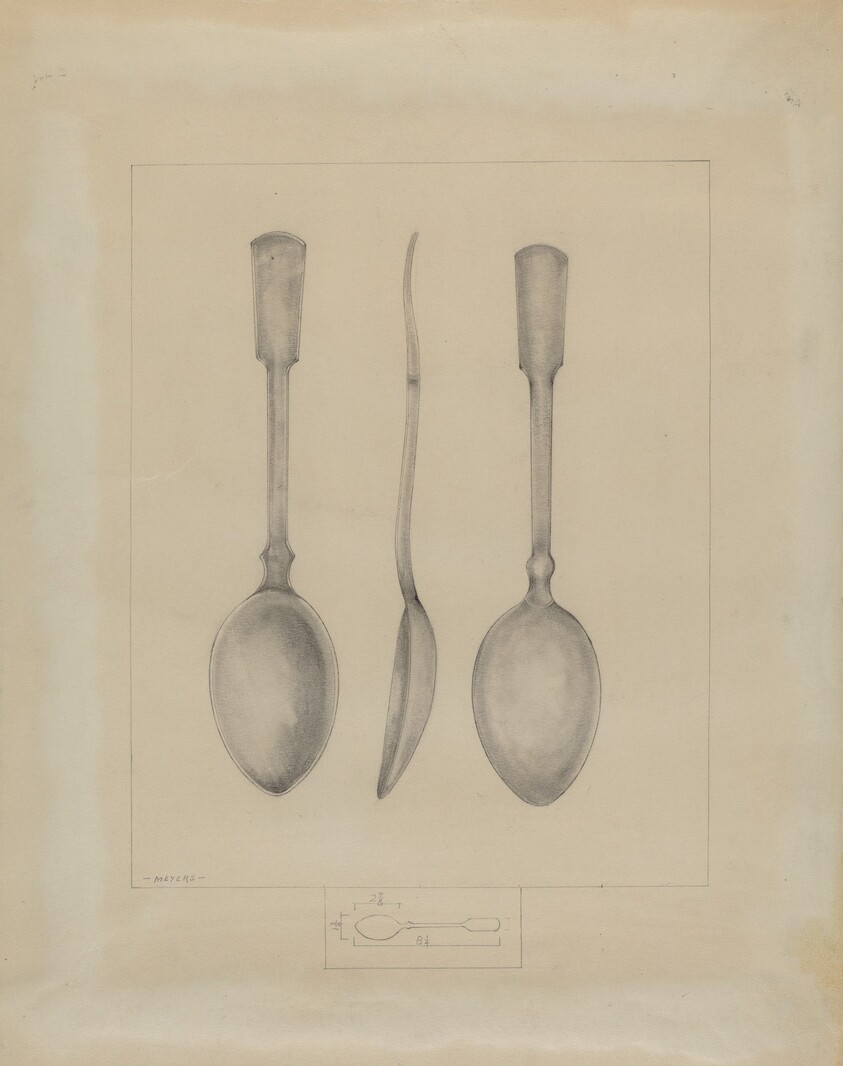 Pewter Spoon