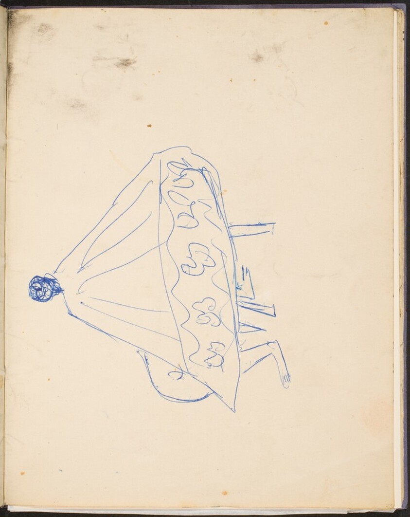 Sitzende Frau im Umhang (Seated Figure with a Cape) [p. 29]