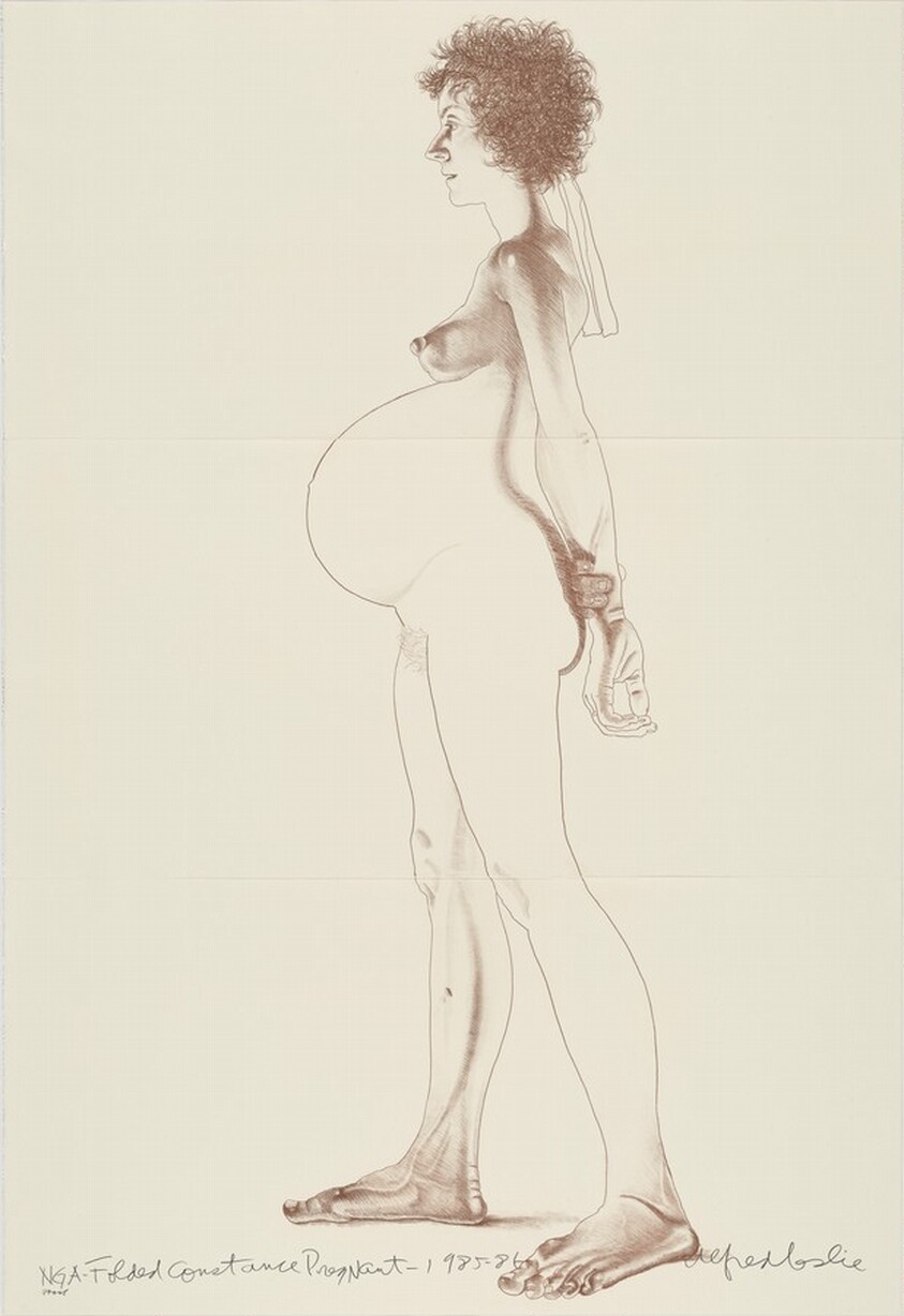 Folded Constance Pregnant