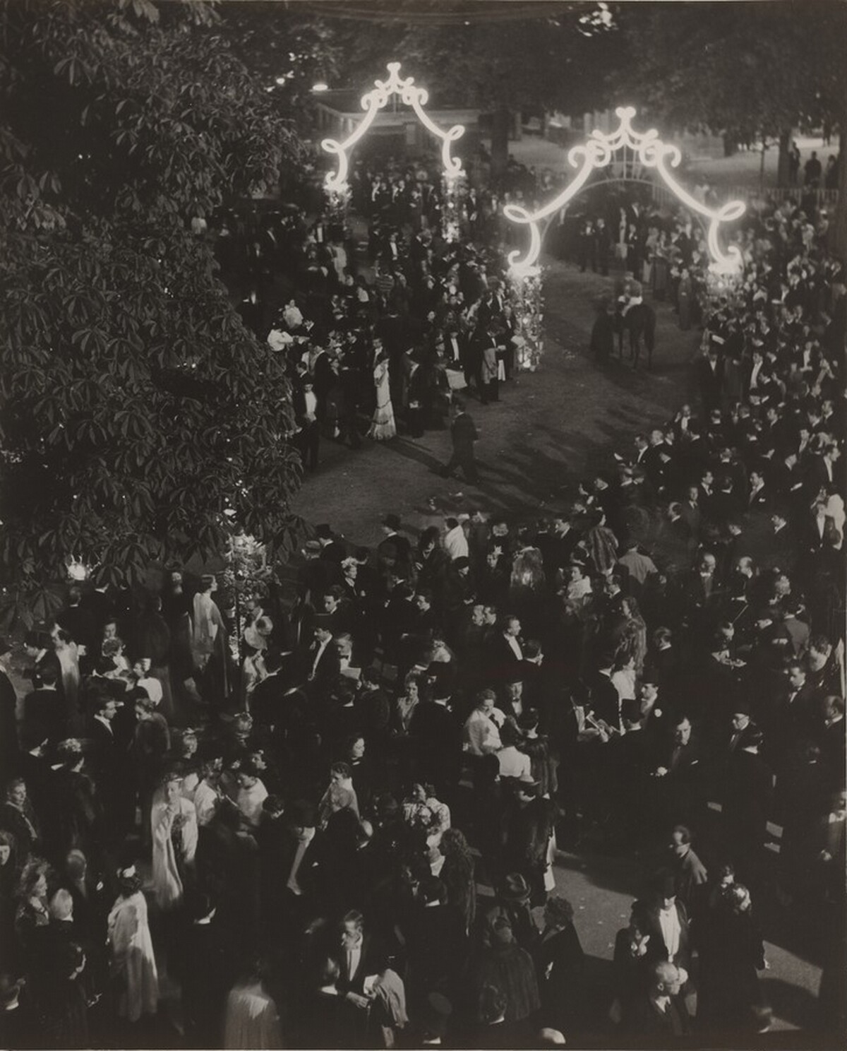 Evening at Longchamps Racetrack