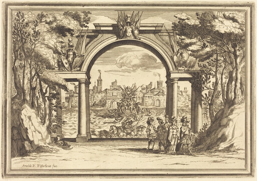 Il Greco in Troia: Plate 1
