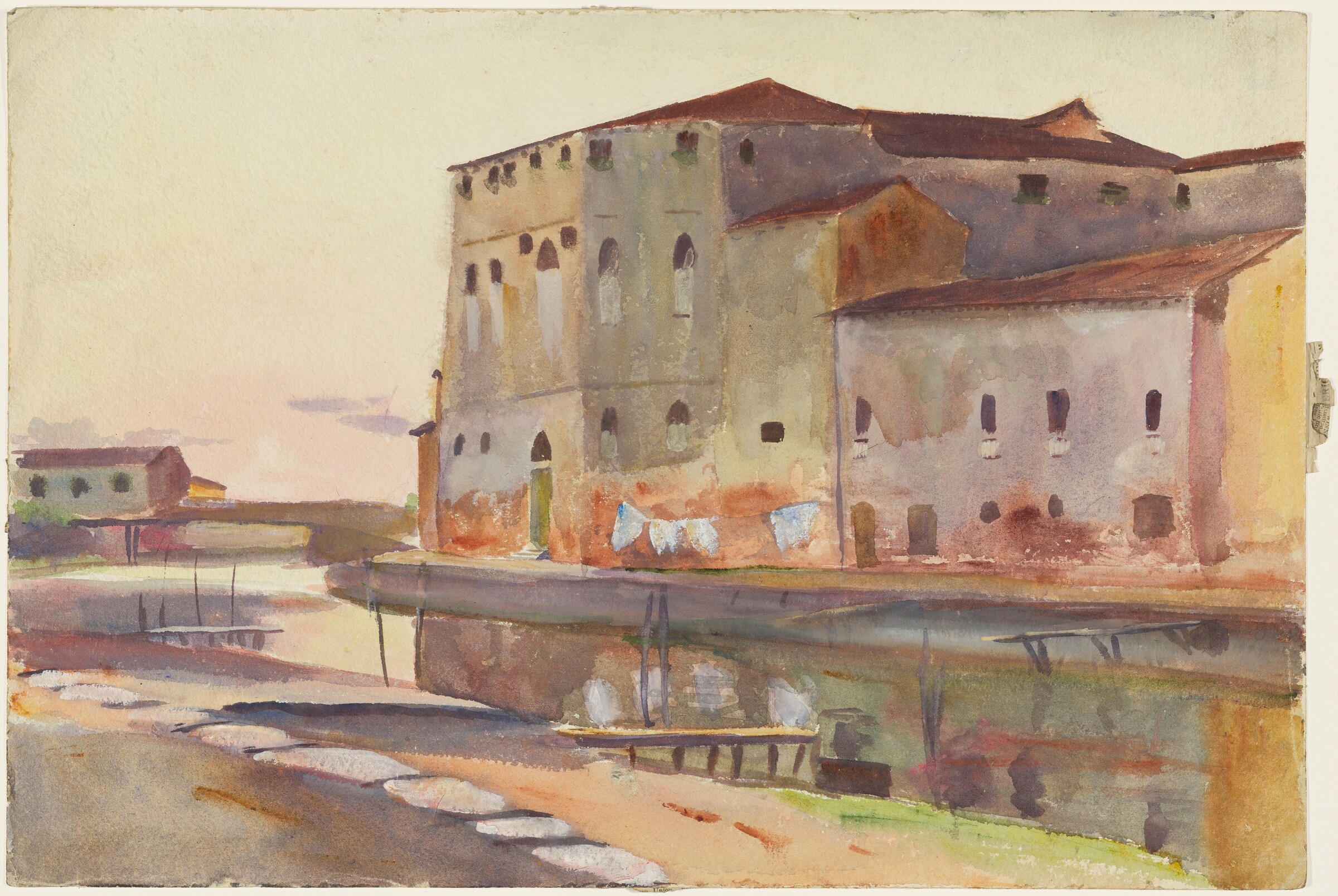 Building with Washing, Emily Sargent, 1908