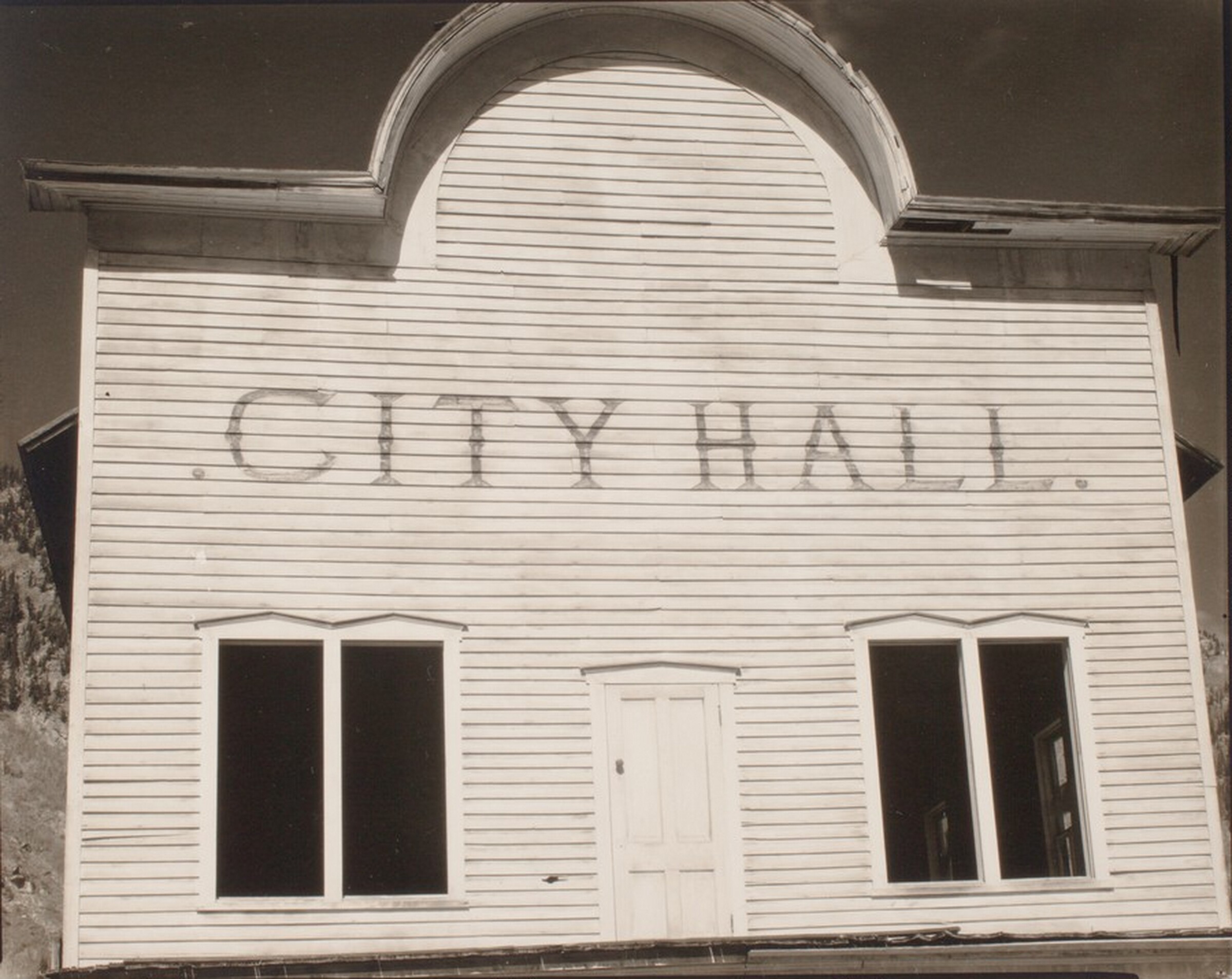 City Hall, Colorado [recto], Paul Strand, 1931