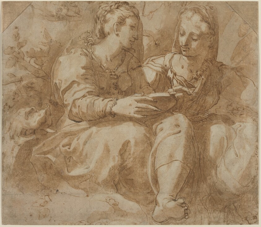 Two Seated Women