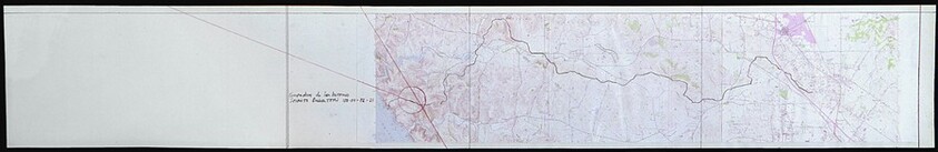 Running Fence, Project for Sonoma and Marin Counties, California [top panel]