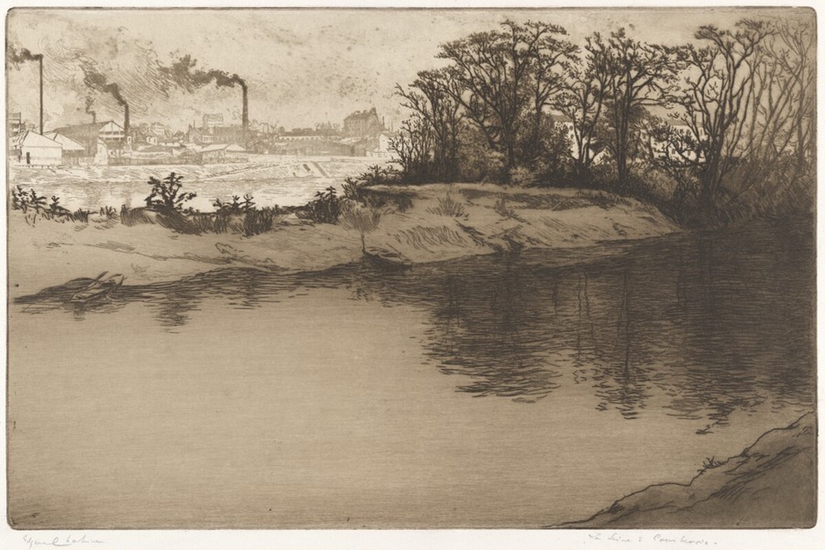 La Seine à Courbevoie (The Seine at Courbevole)