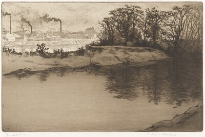 La Seine à Courbevoie (The Seine at Courbevole)