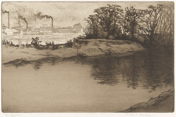 La Seine à Courbevoie (The Seine at Courbevole)