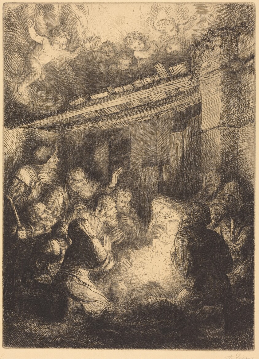 The Adoration of the Shepherds (L'adoration des bergers)