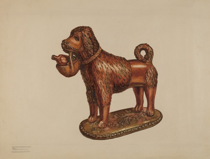 Statuette of a Dog