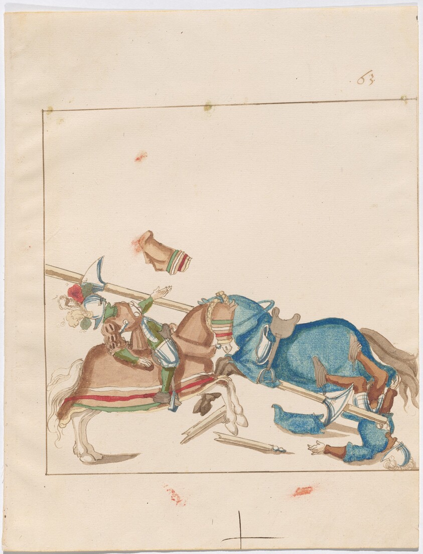 Mock Joust of War with Flying Shields