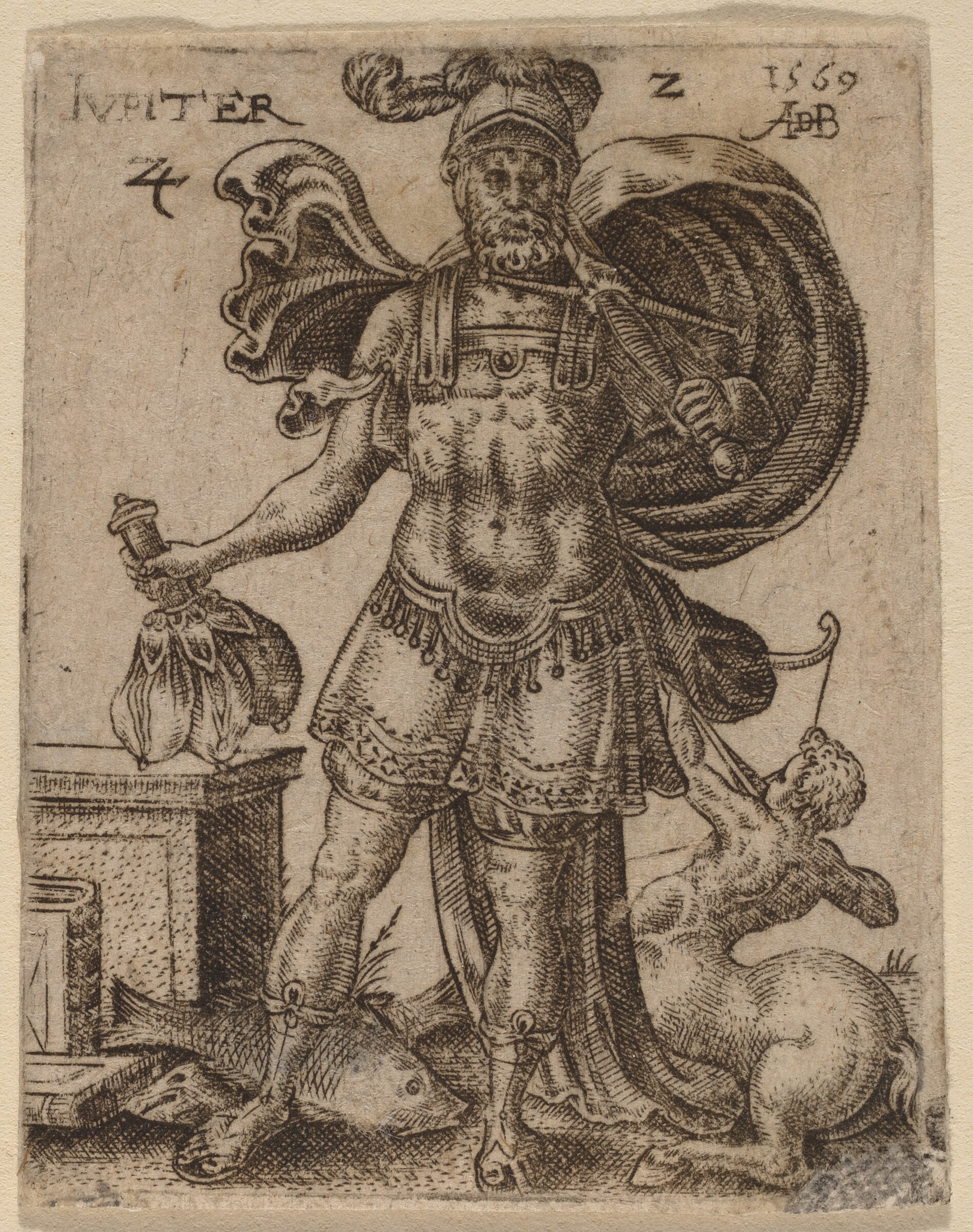 Jupiter, Abraham de Bruyn, 1569