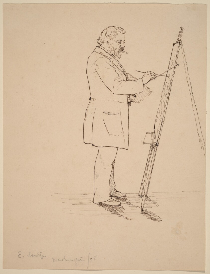 Sketching - Emanuel Leutze