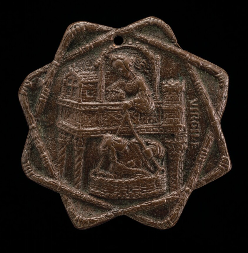 Virgil Suspended in a Basket