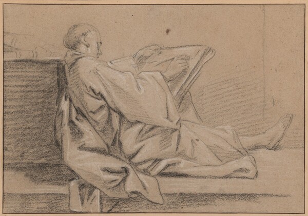 A Man Drawing