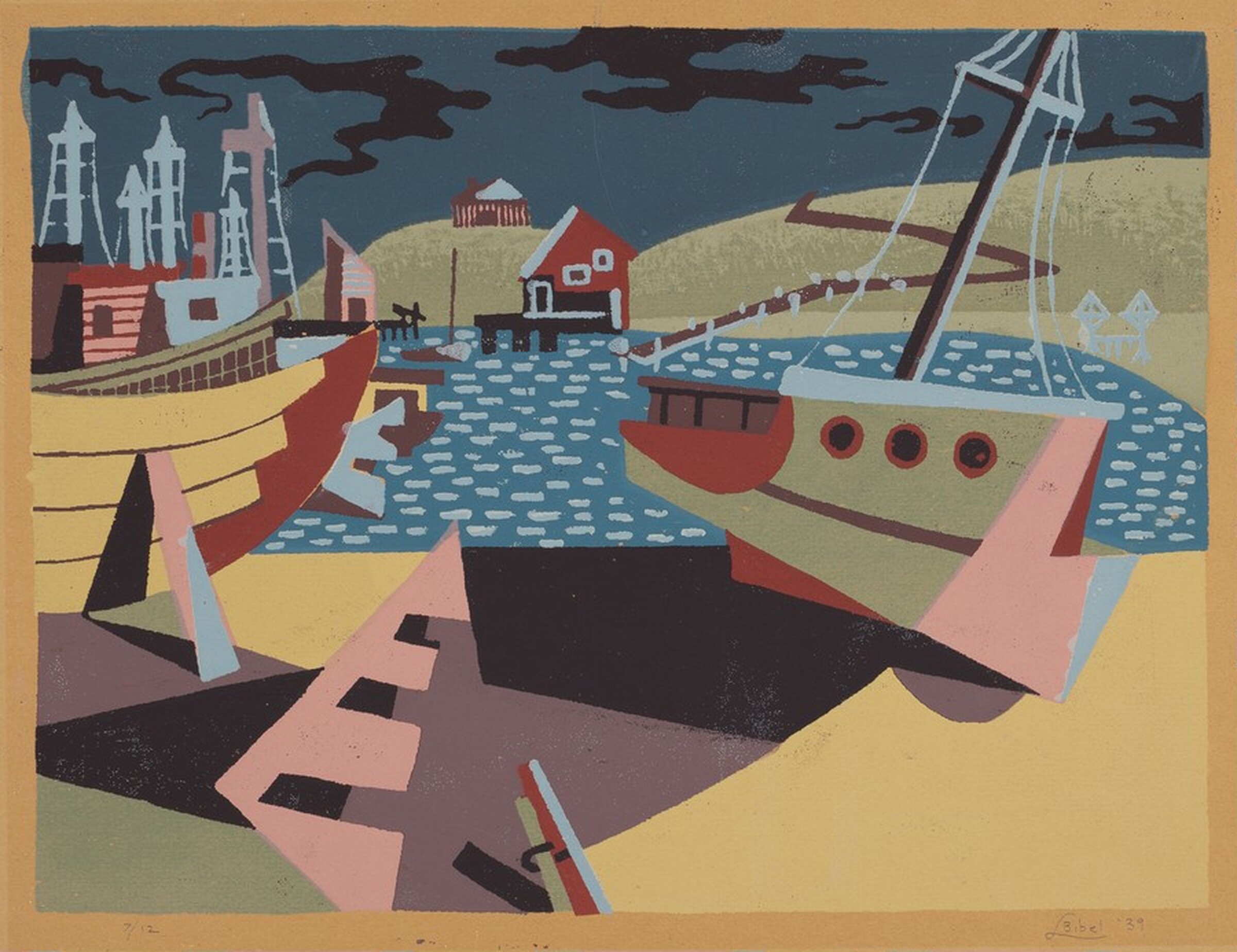 Harbor, Leon Bibel, 1939