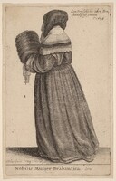 Nobilis Mulier Brabantica, Wenceslaus Hollar, 1649