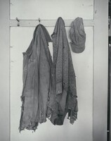 Clothing on Hooks, Norfolk, Nebraska, Wright Morris, 1947