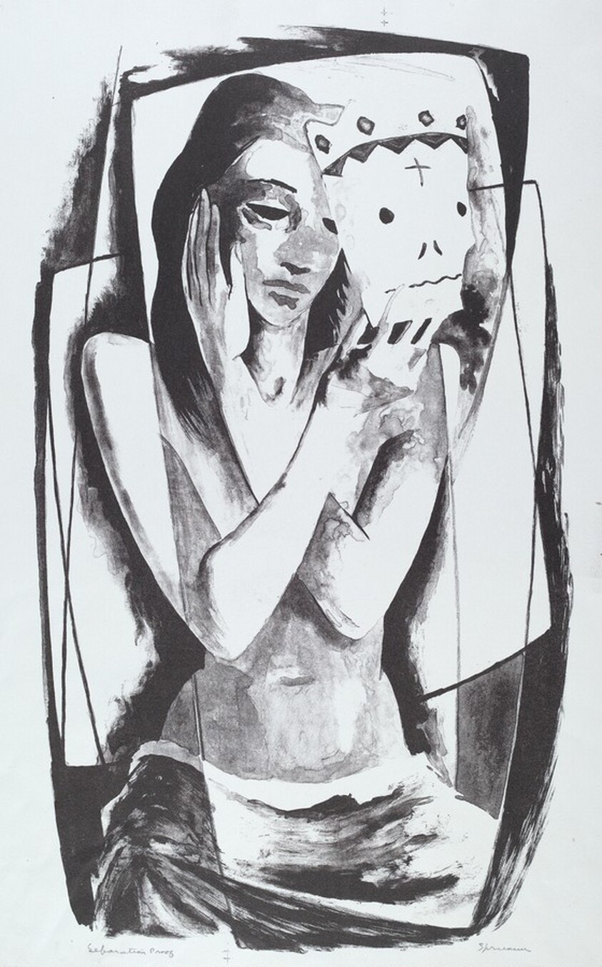 Girl with Mask