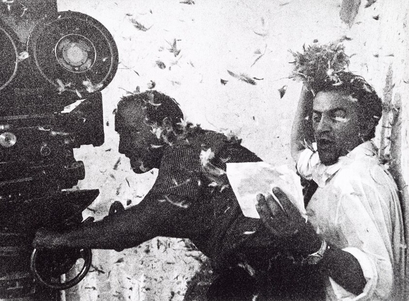 Fellini on the Set of 8 1/2