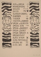 Table of Contents, Edvard Munch, 1908/1909