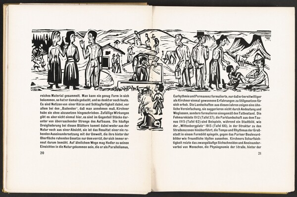 In-text plate from Kirchner Zeichnungen (Kirchner Drawings)