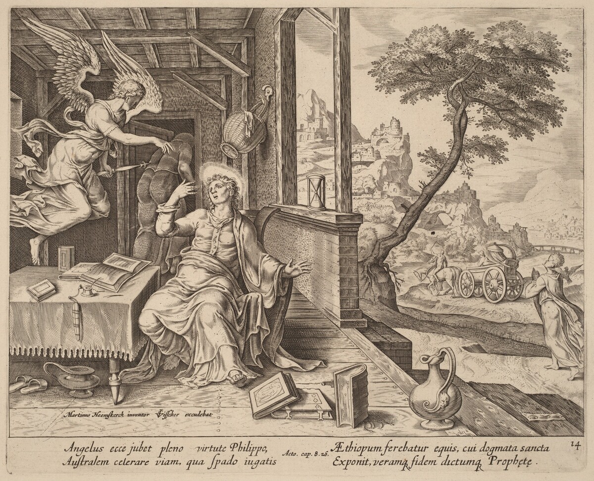 The Angel Orders Saint Philip to Accompany the Ethiopian Eunuch
