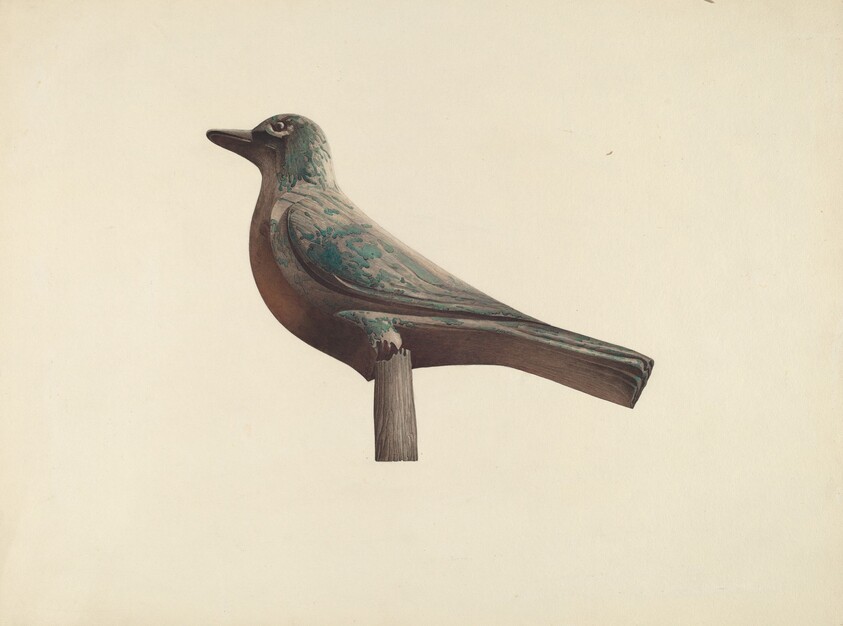 Carved Bird, Garden Decoration