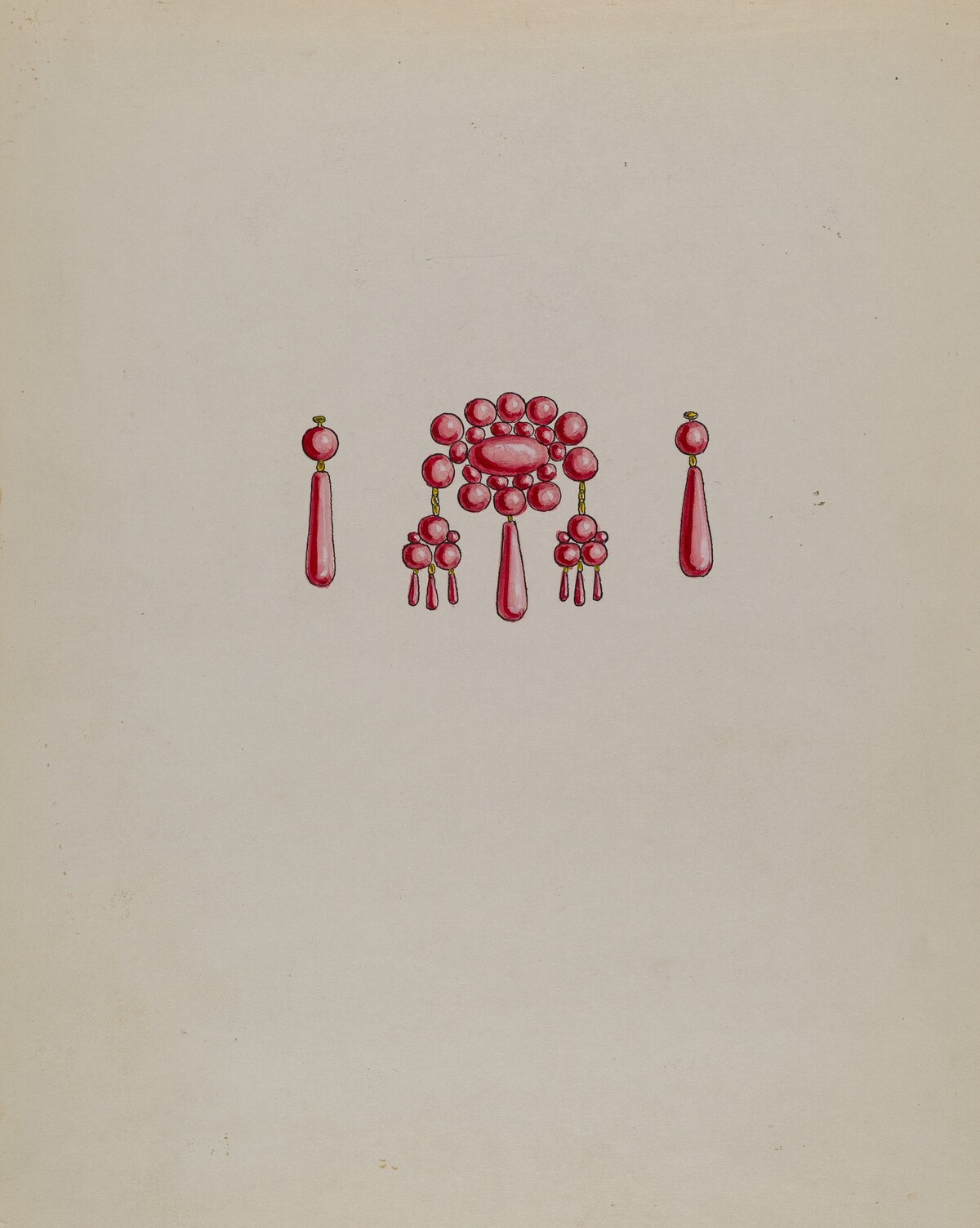 Earrings and Pendant