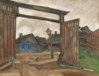 Houses at Vitebsk, Marc Chagall, 1917