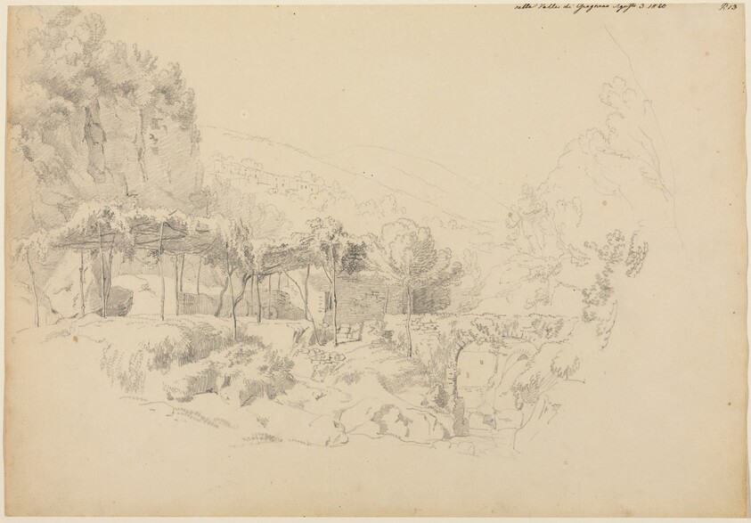 A Shady Arbor in the Valley of Gragnano