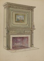 Fireplace, Charles Squires, c. 1936