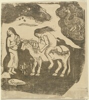 The Rape of Europa (L'enlevement d'Europe), Paul Gauguin, 1898-1899