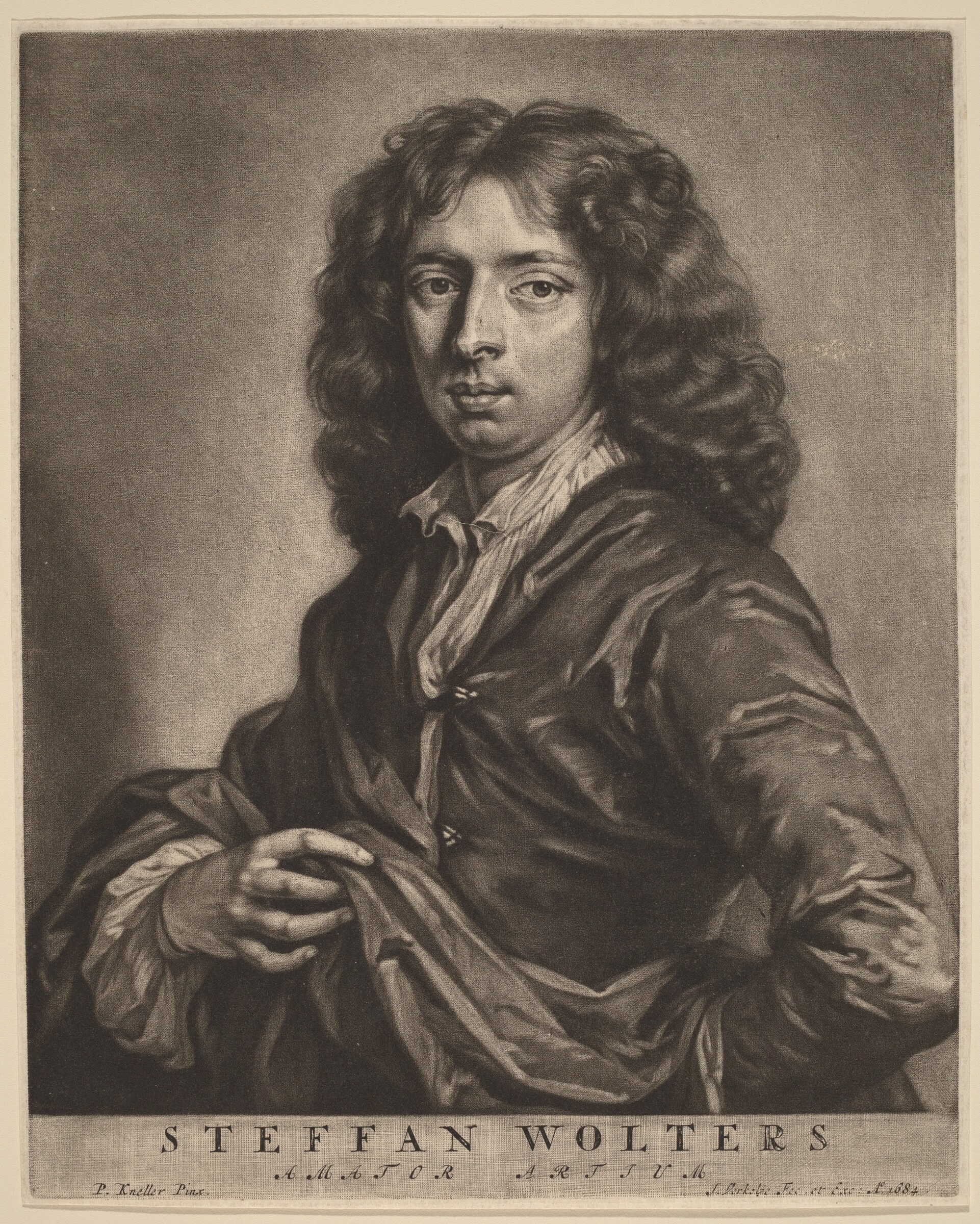 Steffan Wolters, Jan Verkolje I after Sir Godfrey Kneller, 1684