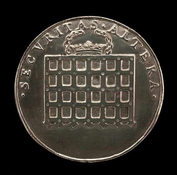 Tudor Portcullis Crowned [reverse]