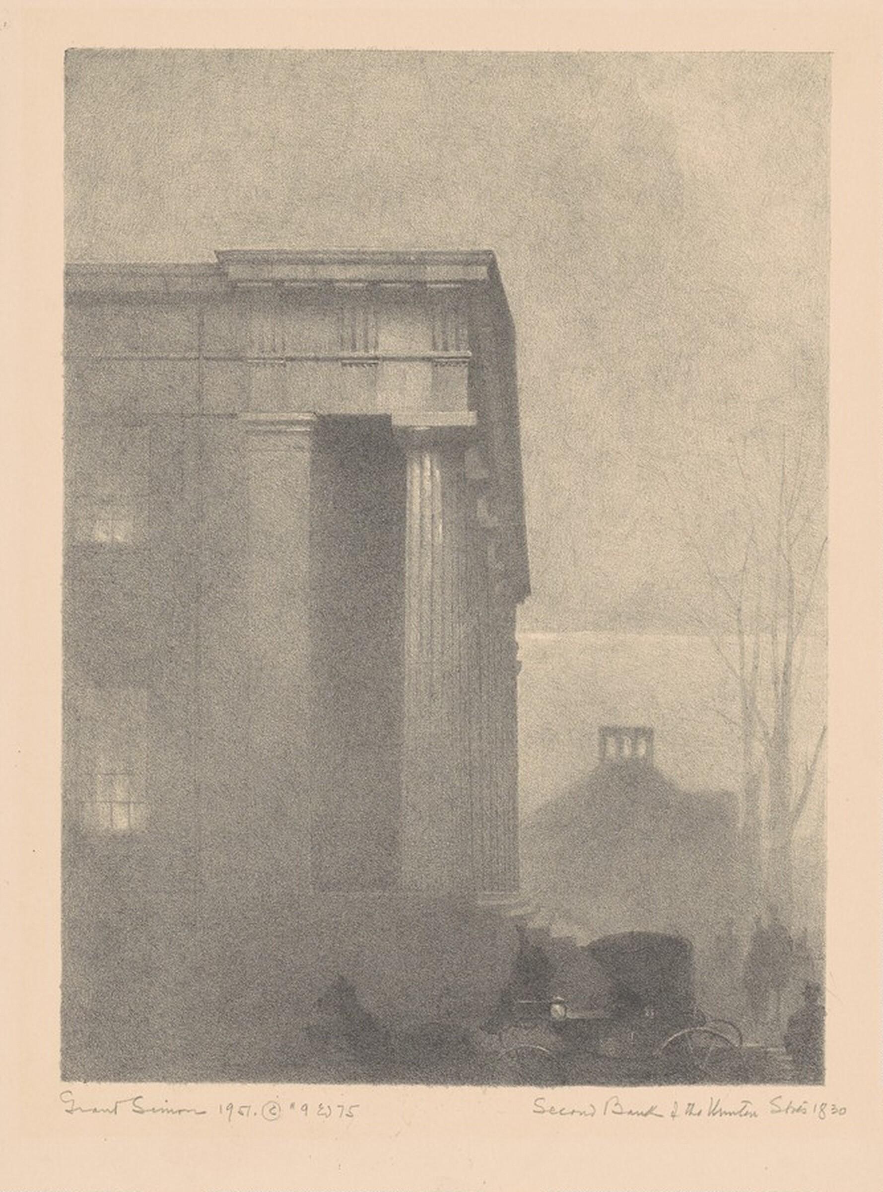 Second Bank of the United States, 1830, Grant Miles Simon, 1951