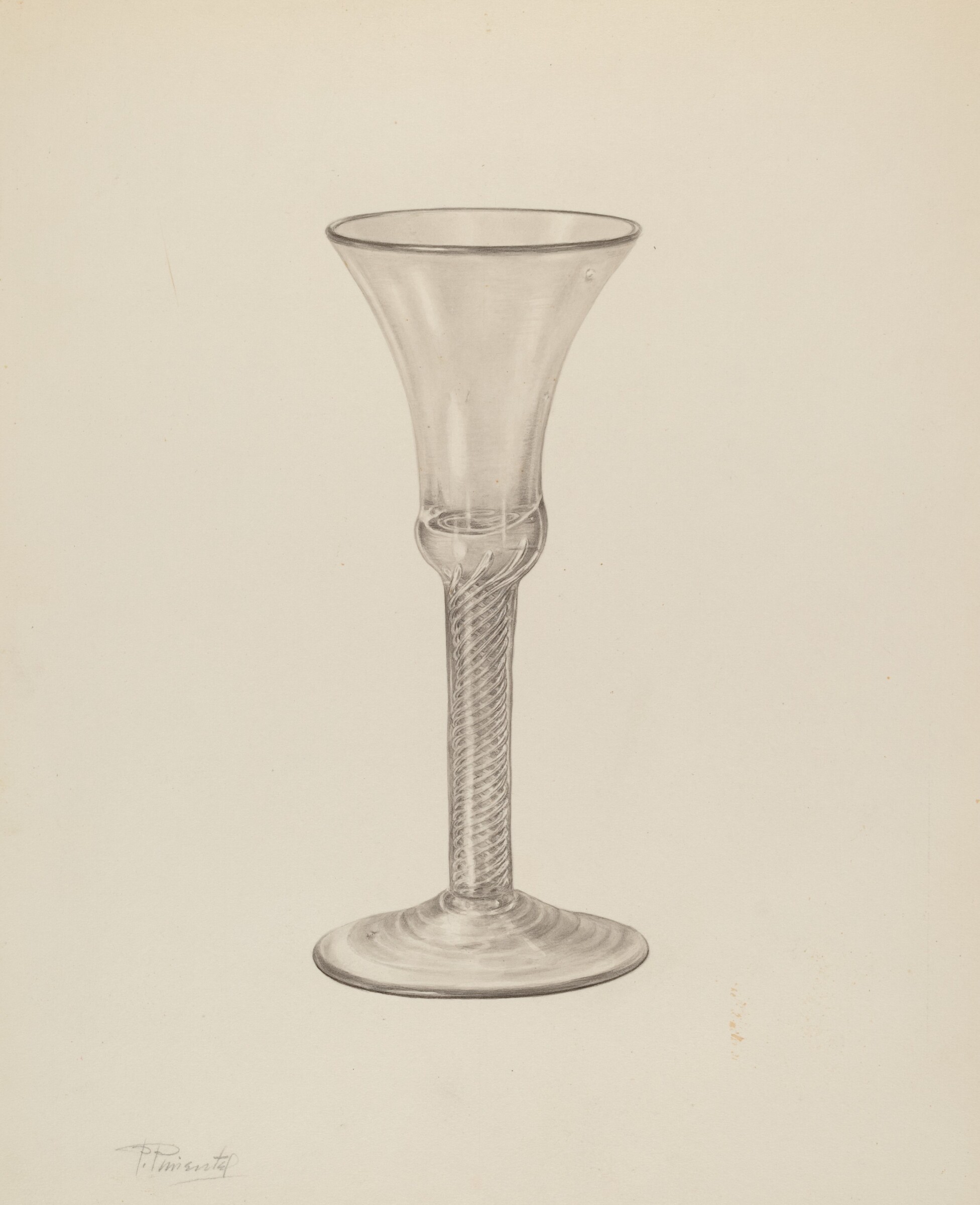 Wine Glass, Palmyra Pimentel, 1935/1942