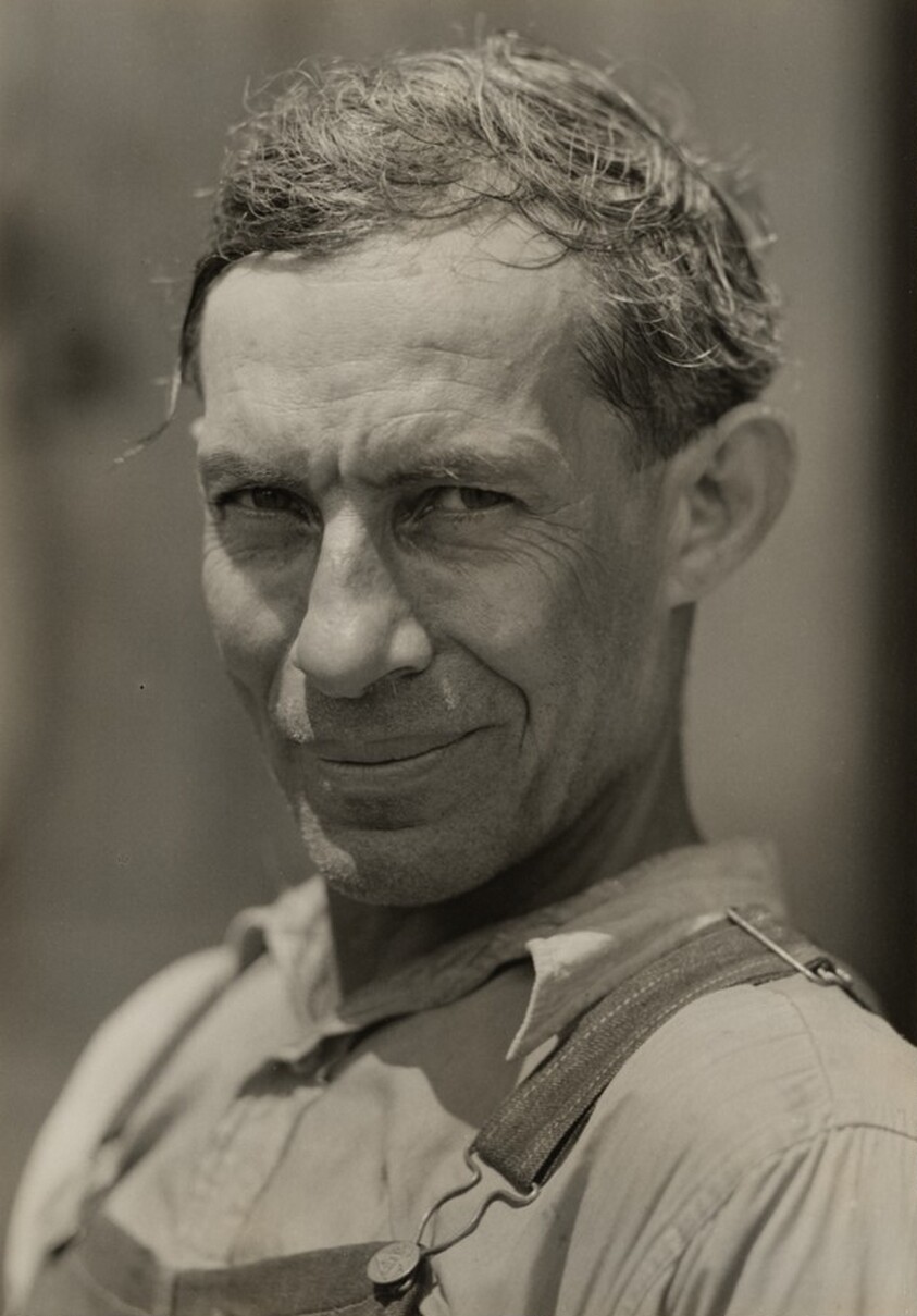One of the mulattoes who works on the John Henry Plantation and is very skilled in woodwork, weaving and crafts. Melrose, Natchitoches Parish,  Louisiana