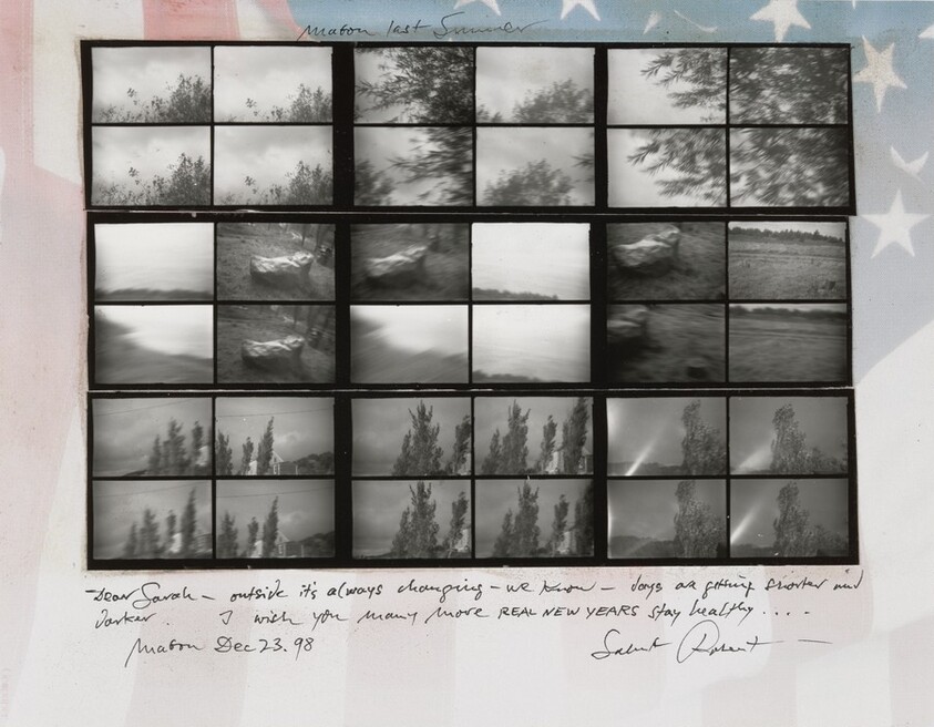 Untitled--letter to Sarah Greenough, December 23, 1998