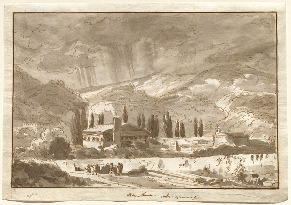 A Storm over the Mountains near Nocera