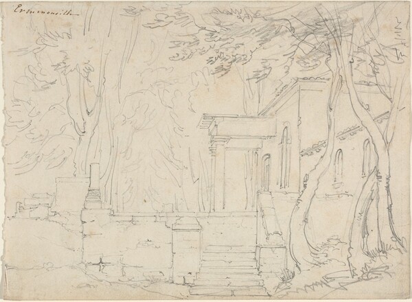 House with a Portico at Ermenonville