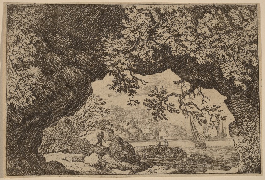 View through a Pierced Rock