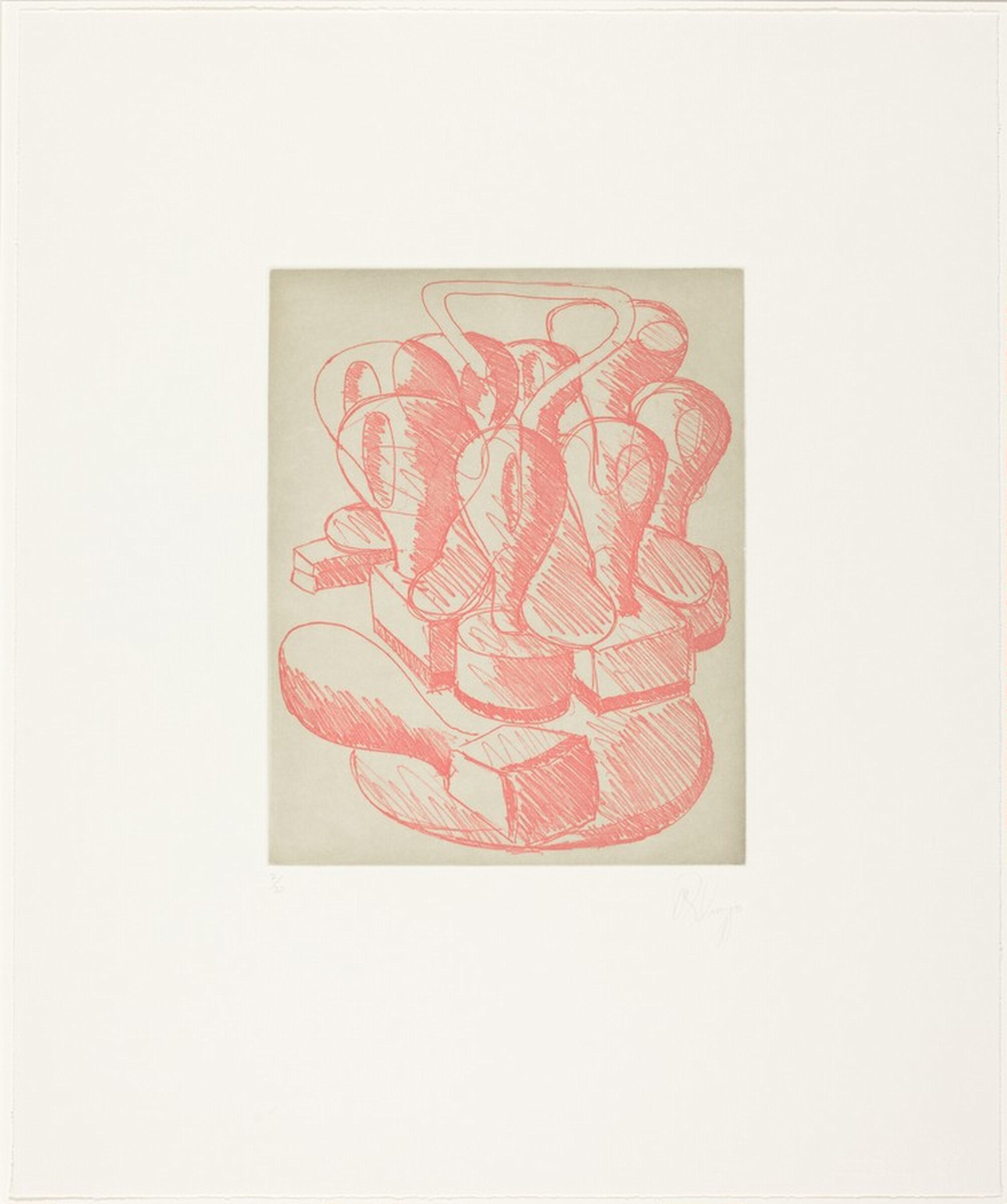 Suburbs (Softground Series) IV, Tony Cragg, 1990