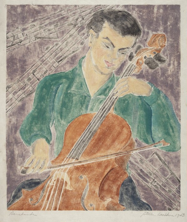 Sarabande (Portrait of Adrian Segal?)