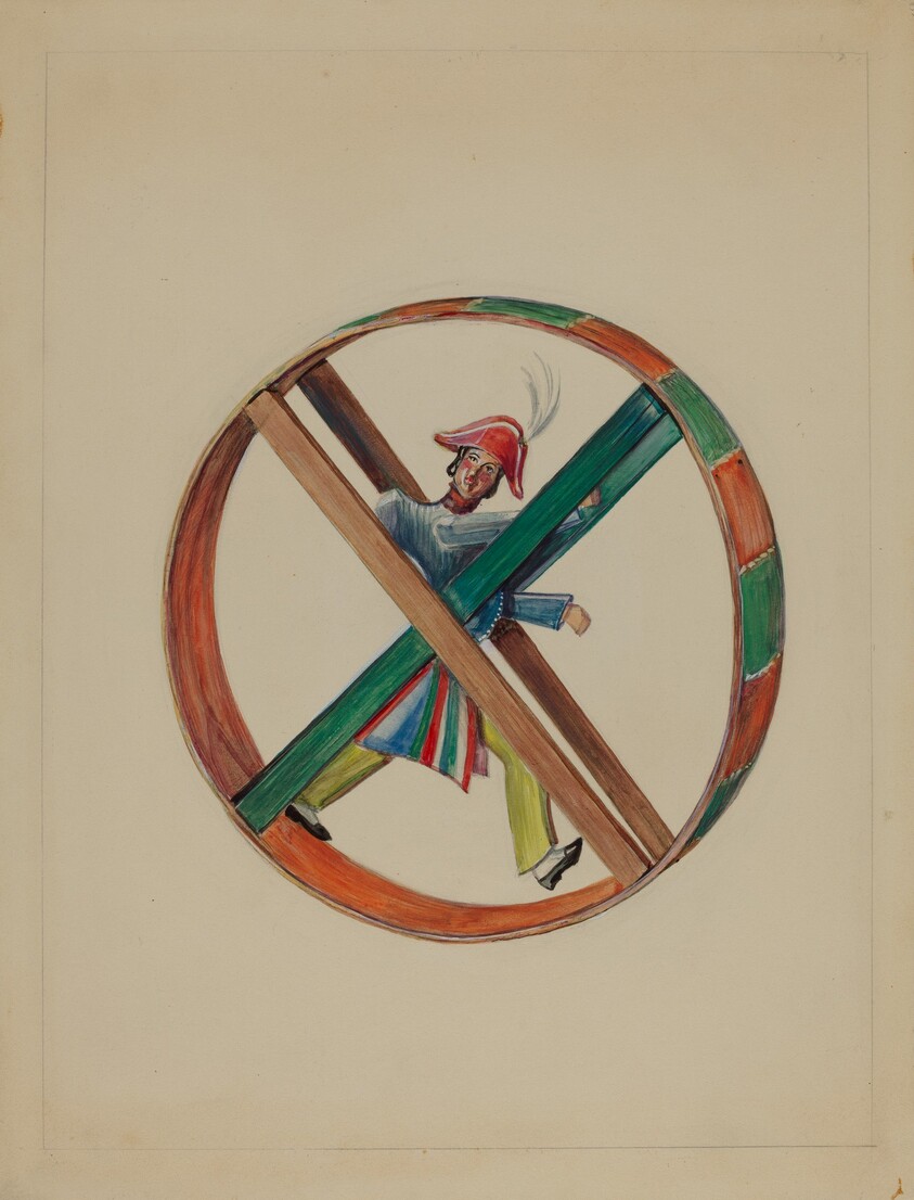 Wheel with Figure