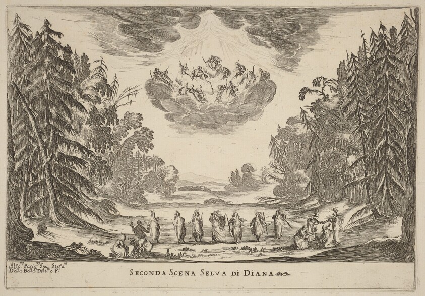 Seconda Scena Selva di Diana