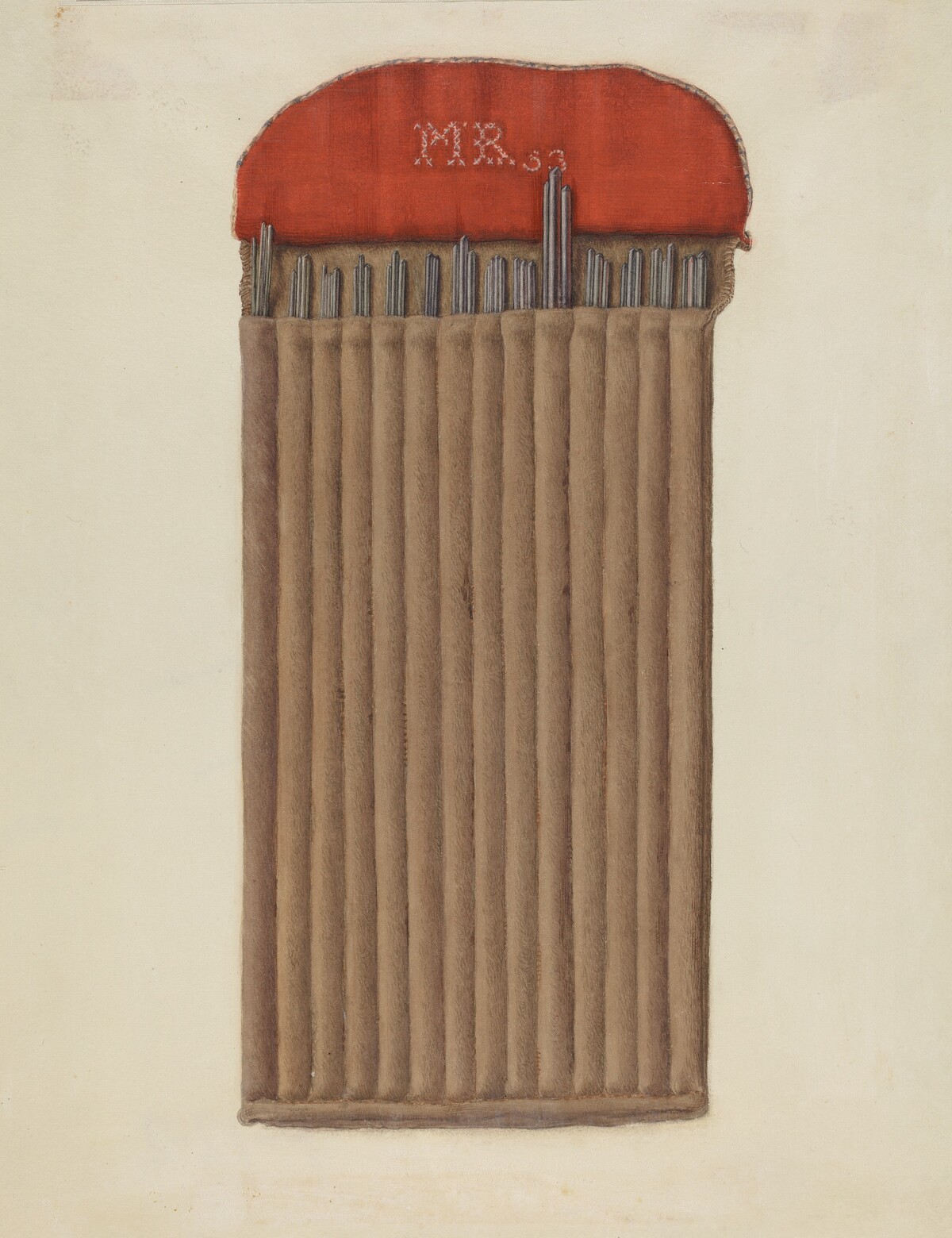 Shaker Case for Knitting Needles